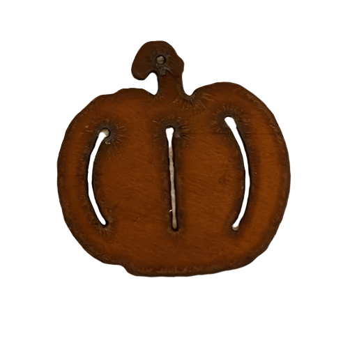 Pumpkin Charm Rustic Metal DIY Pendant Gift Tie On
