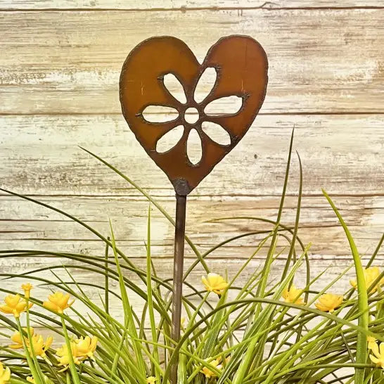 Heart Garden Friend Plant Stake Valentines Garden