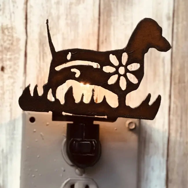 Dachshund GARDEN FRIEND image Night Light Pet Gift