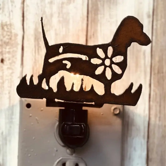 Dachshund GARDEN FRIEND image Night Light Pet Gift