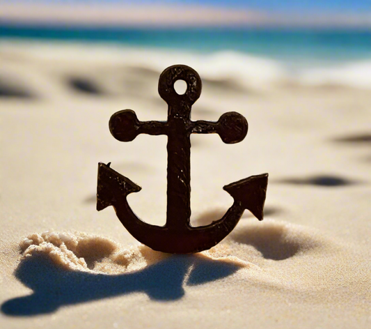 Anchor Charm Nautical Sea life  Rustic Metal Pendant DIY