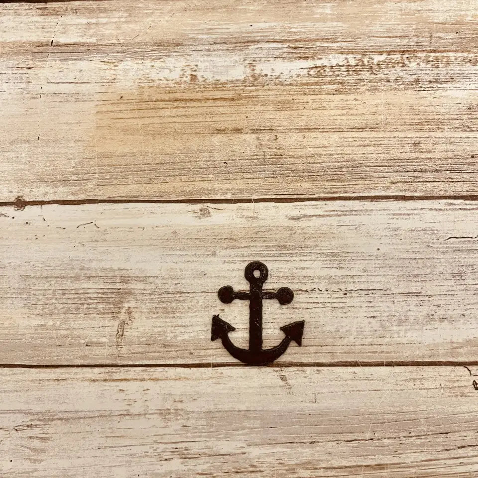 Anchor Charm Nautical Sea life  Rustic Metal Pendant DIY