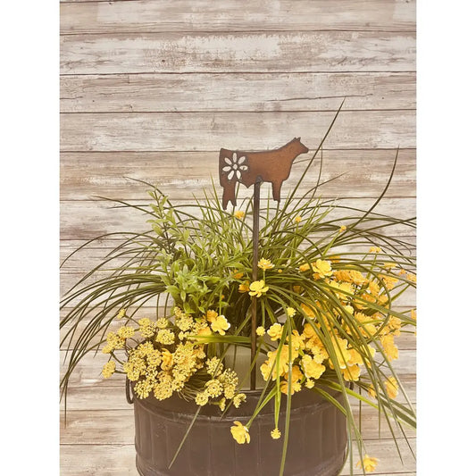 Show Steer GARDEN FRIEND Plant Stake