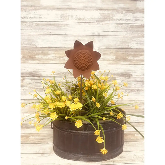 Flower Lilly Rustic Garden Plant Stake Mother's Day Gift