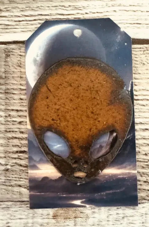Alien Head Area 51 Rustic Hat Pin Hat Bar gift USA MADE