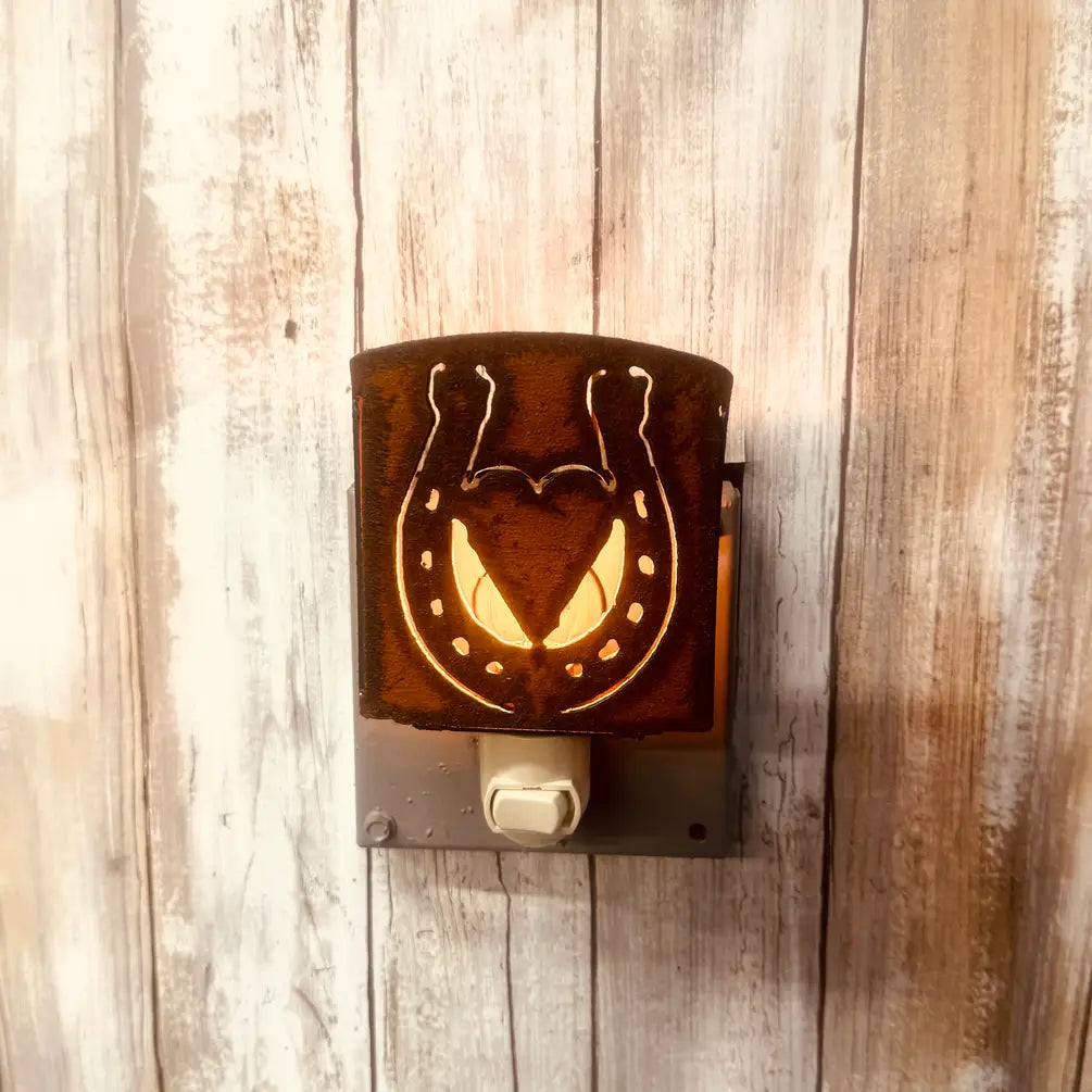 Horseshoe Heart Classic Night Light Gift
