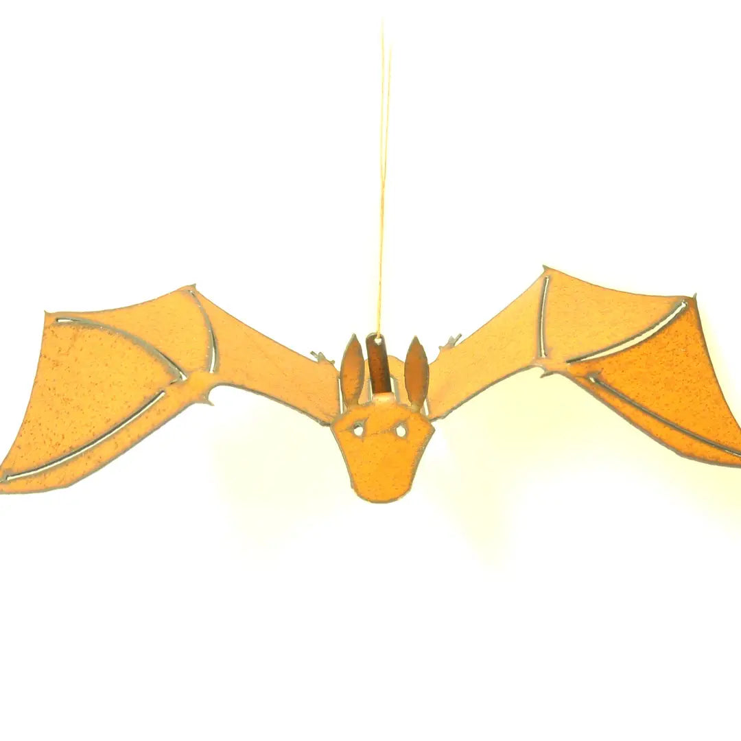 Bat Yard Art Small Rustic Metal Garen Sculpture