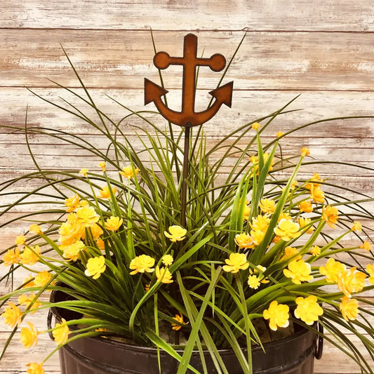 Anchor Garden Nautical Plant Stake