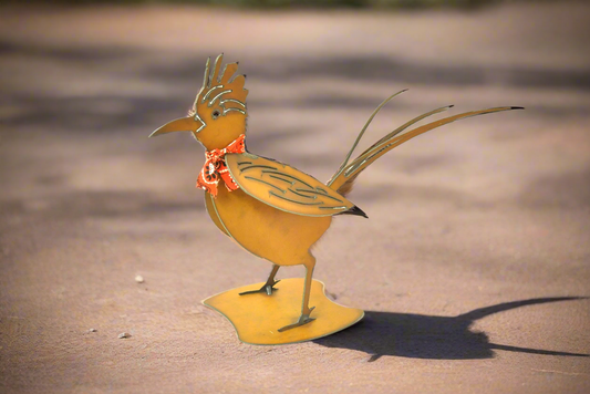 Roadrunner Small Southwest Yard Art Garden Sculpture