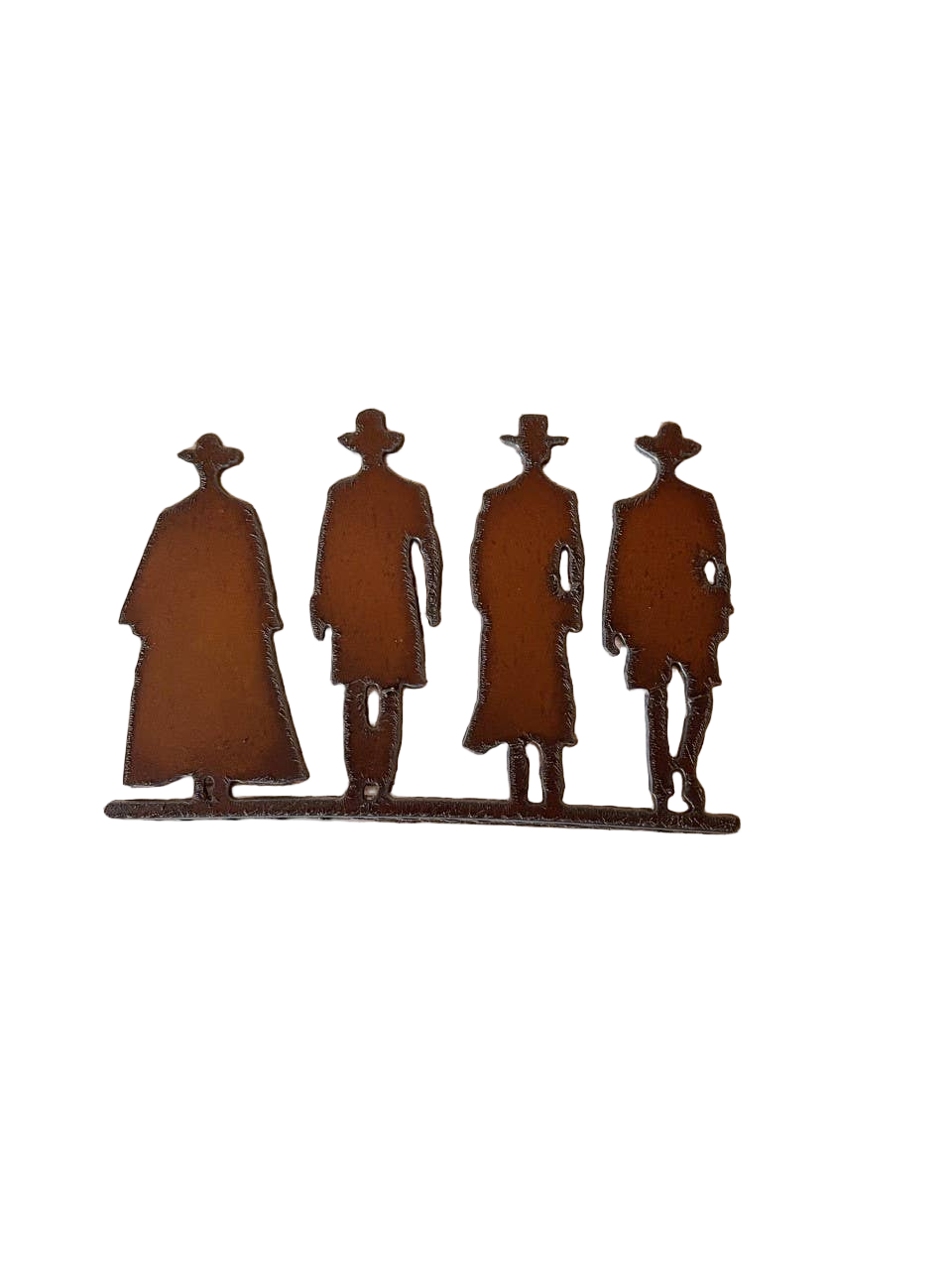 Tombstone Cowboy Lawmen Rustic Recycled Metal  Magnet