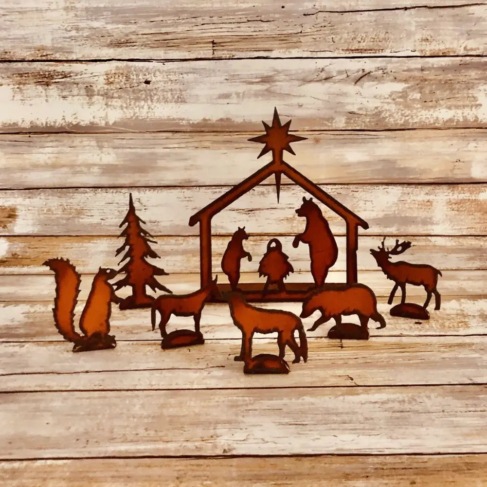 Bear Lodge Small Nativity