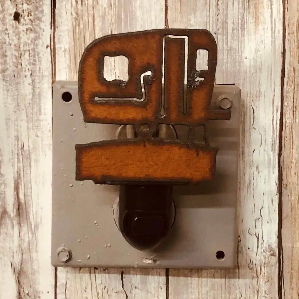 Shasta Camper Trailer Koa Rustic Iron  Image Nightlight