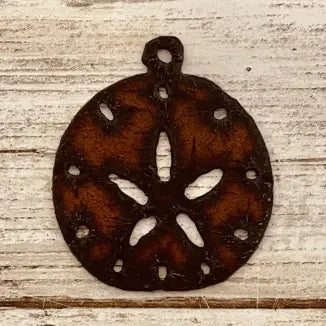 Sand Dollar Charm Seal Life Rustic Metal Pendant DIY
