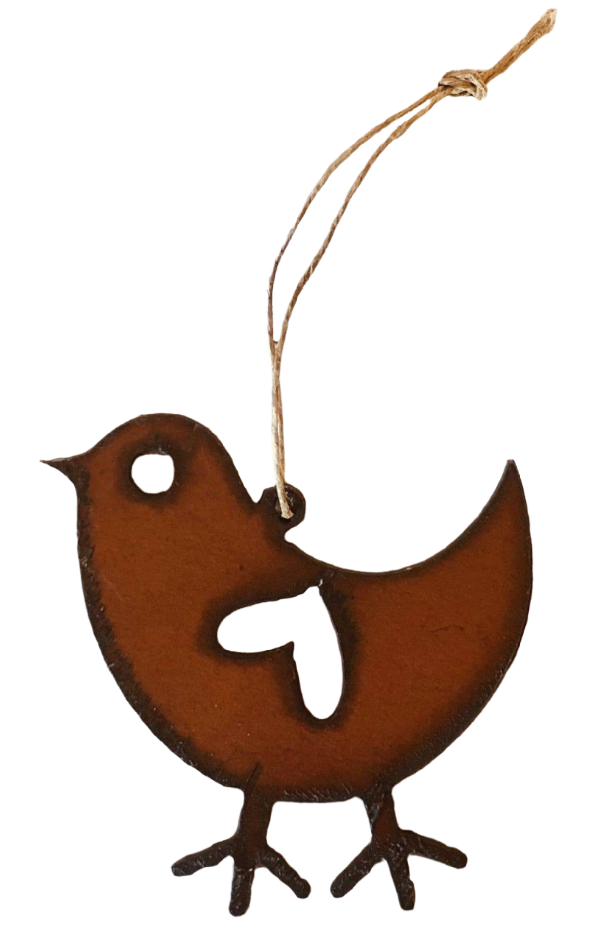 Cute Bird With Feet Ornament