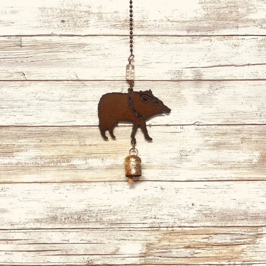 Javelina Southwest Bell Rustic Garden Chime