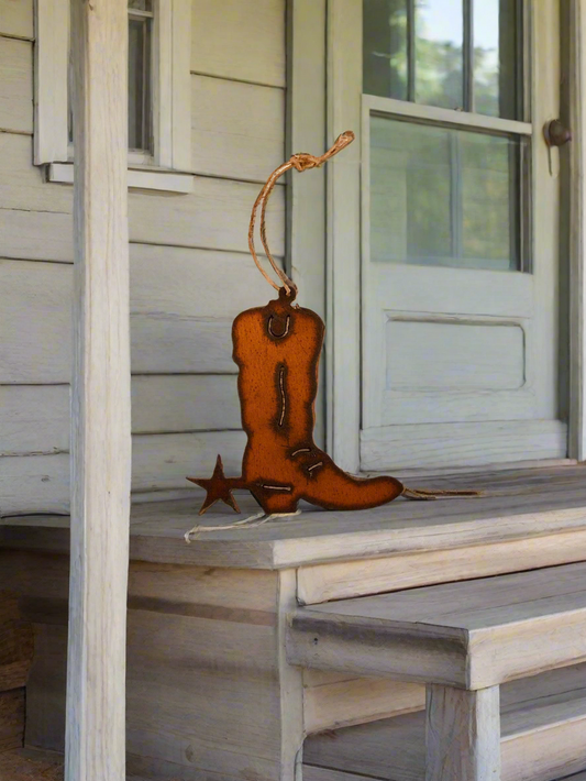 Boot western rodeo Ornament