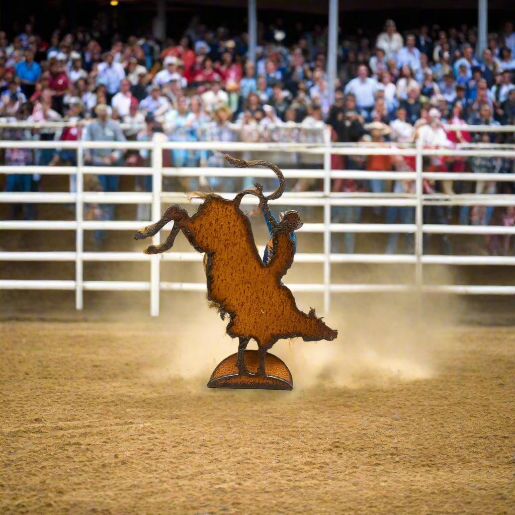 Bull Rider Doodad Western Rodeo Standing Figurine USA MADE