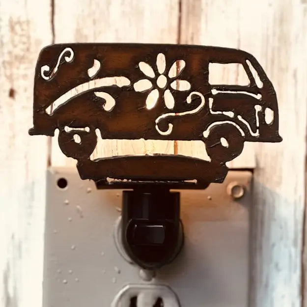 Retro VW BUS GARDEN FRIEND Image Night Light