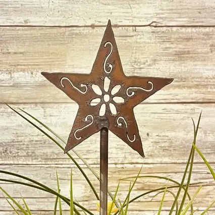 Star GARDEN FRIEND Western Garden Decor Plant Stake