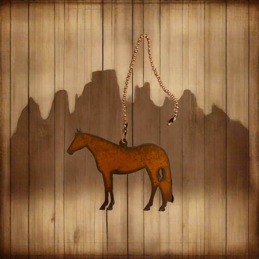 Quarter Horse Equestrian Rustic Ceiling Fan Pull