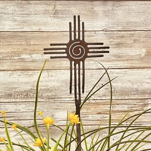 Zia Cross Garden Southwest New Mexico Plant Stake