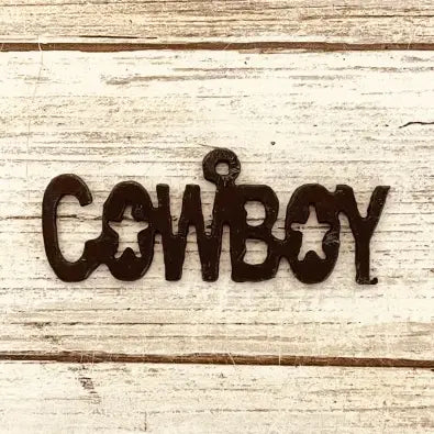 Cowboy Word Charm
