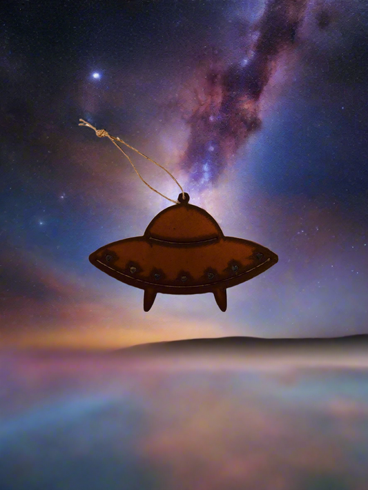 Flying Saucer Alien New Mexico Ornament
