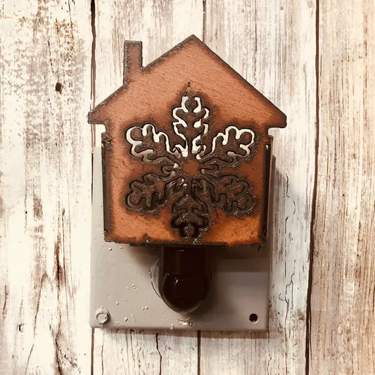 Snowflake Classic Lodge Winter Nightlight