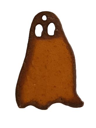 Ghost Charm Rustic Metal Halloween DIY Pendant