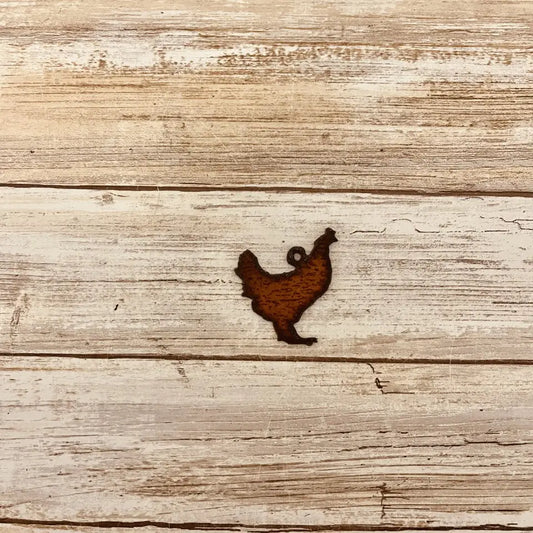 Chicken Charm Farmhouse Pendant DIY Jewelry Charm