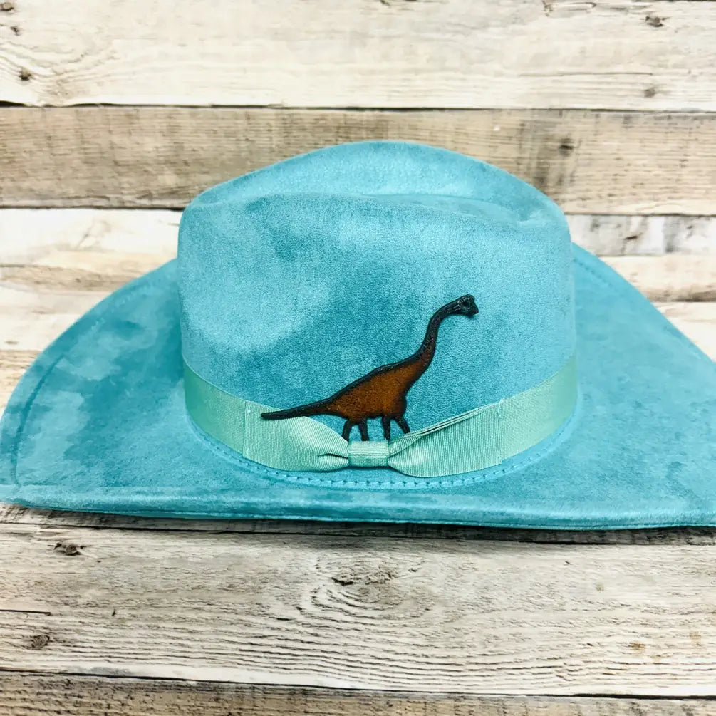 Brachiosaurus Dinosaur Hat Pin Rustic Metal Hat Bar Gift Usa