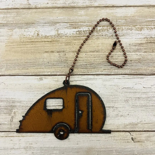 Tear Drop Camper Trailer KOA Fan Pull