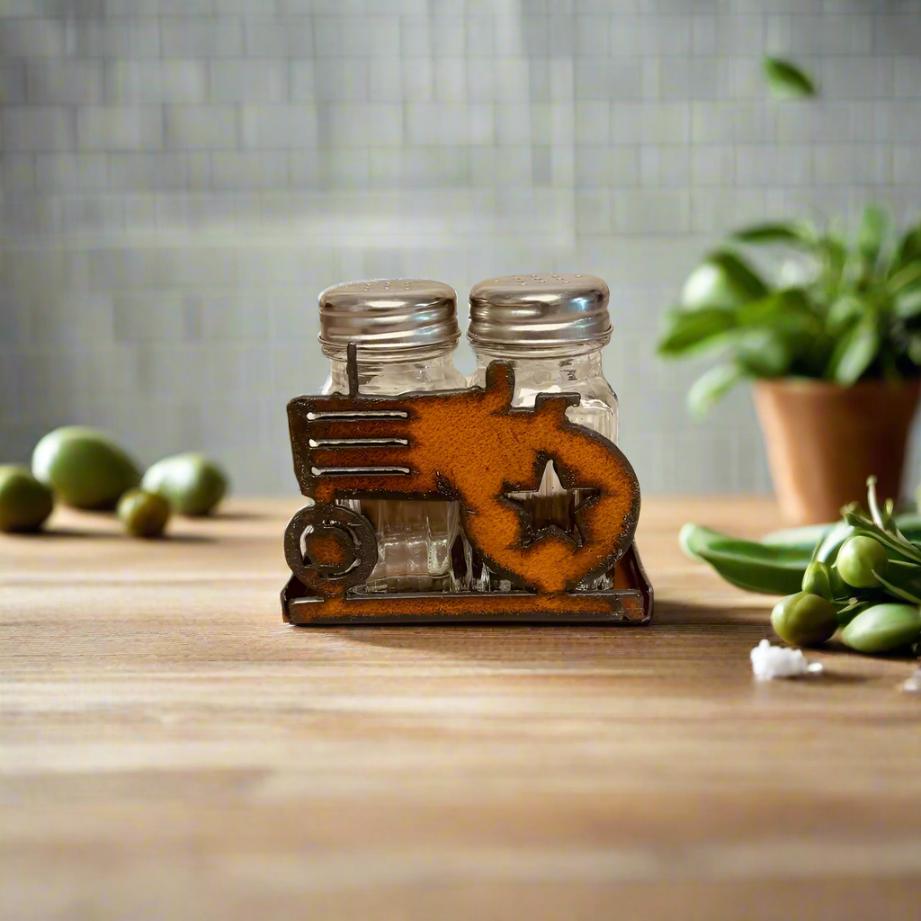 Tractor Farm Rustic Salt N Pepper Shaker