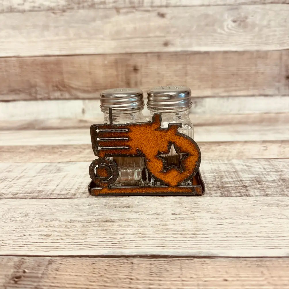 Tractor Farm Rustic Salt N Pepper Shaker