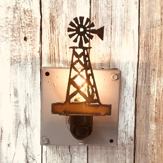 Windmill Image Farmhouse Nightlight