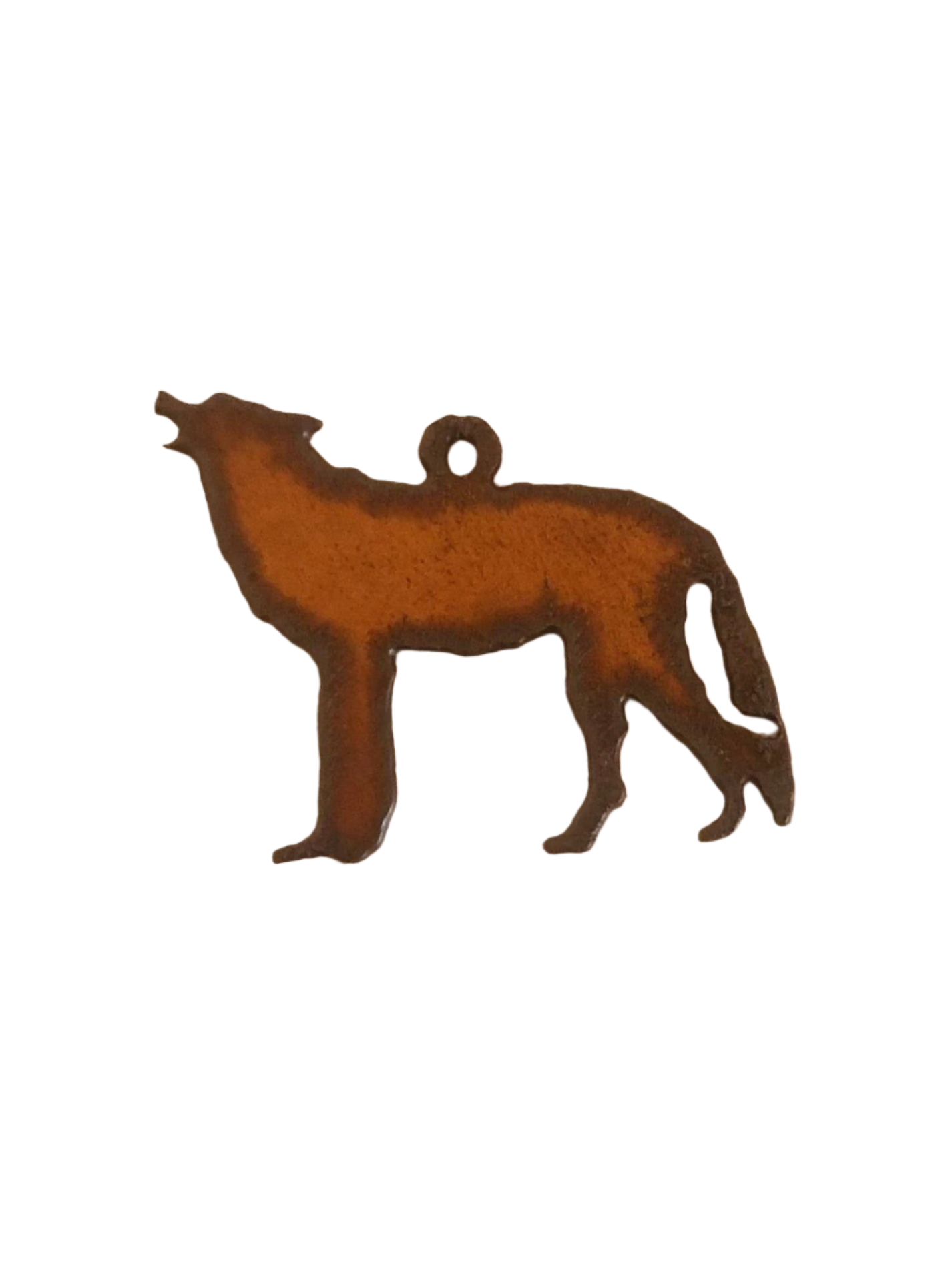 Wolf southwest charm pendant