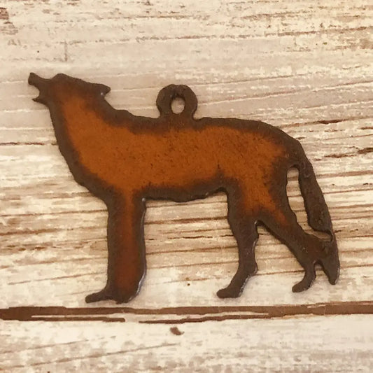 Wolf Southwest Charm Pendant
