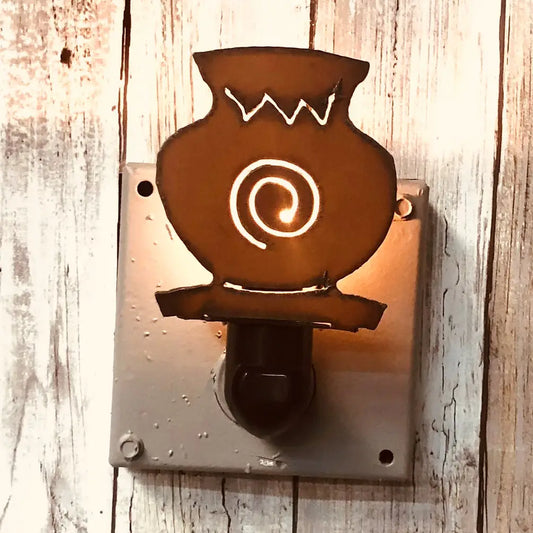 Pot with Swirl Southwestern Native Nightlight Image