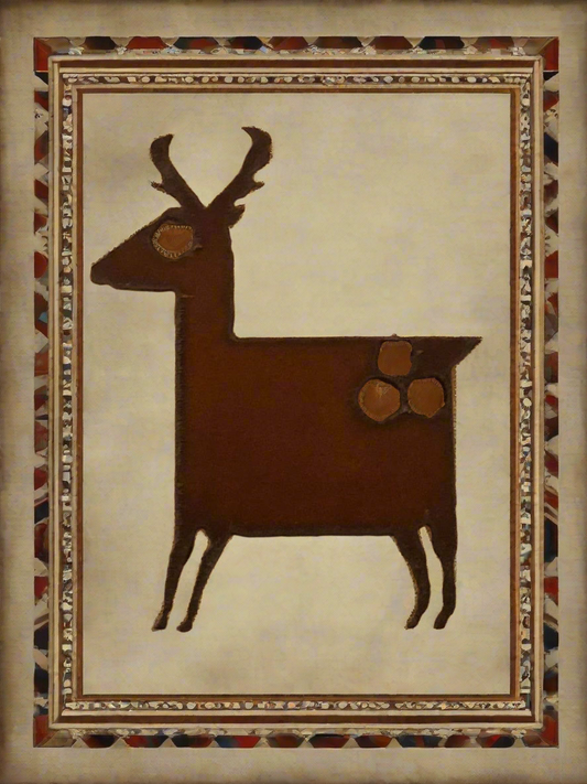 "Spirit Animal" Deer Southwest Magnet