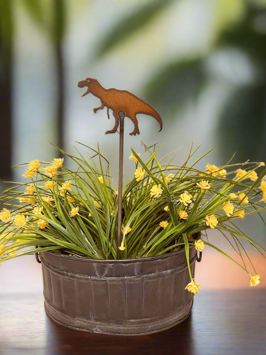 Tyrannosaurus Rex Dinosaur Garden Plant Stake