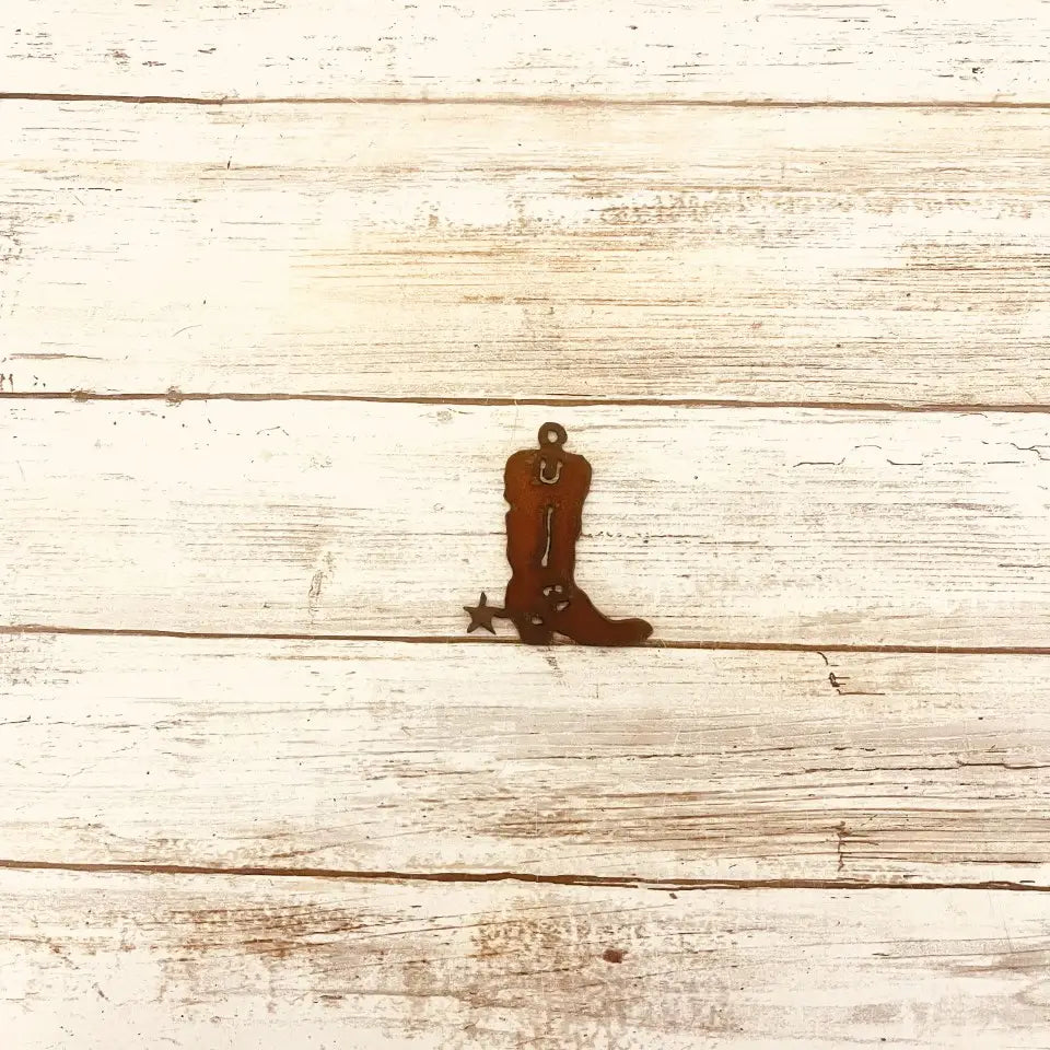 Boot Western Rodeo Charm Pendant