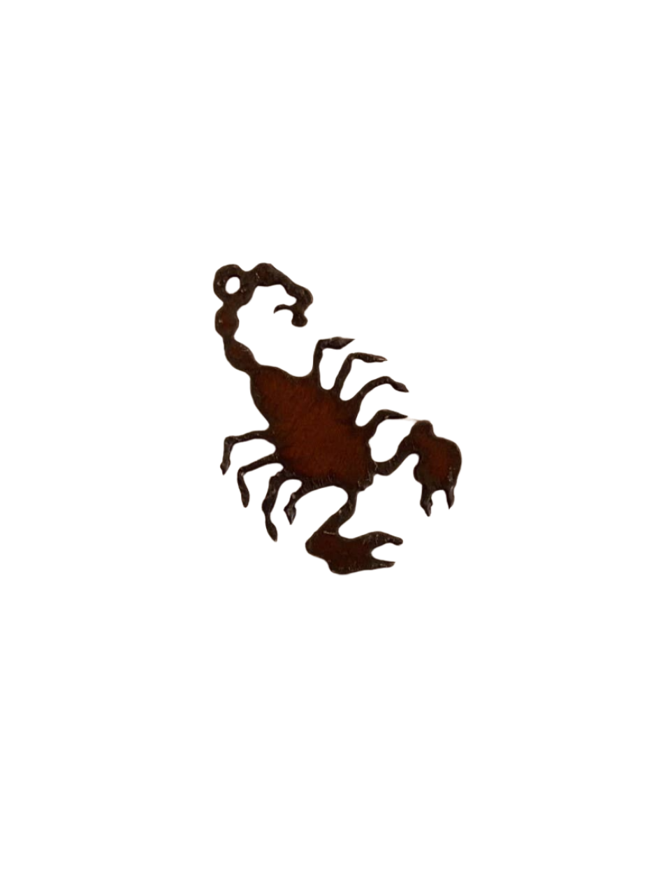 Scorpion Charm Southwest Desert Rustic Metal Pendant