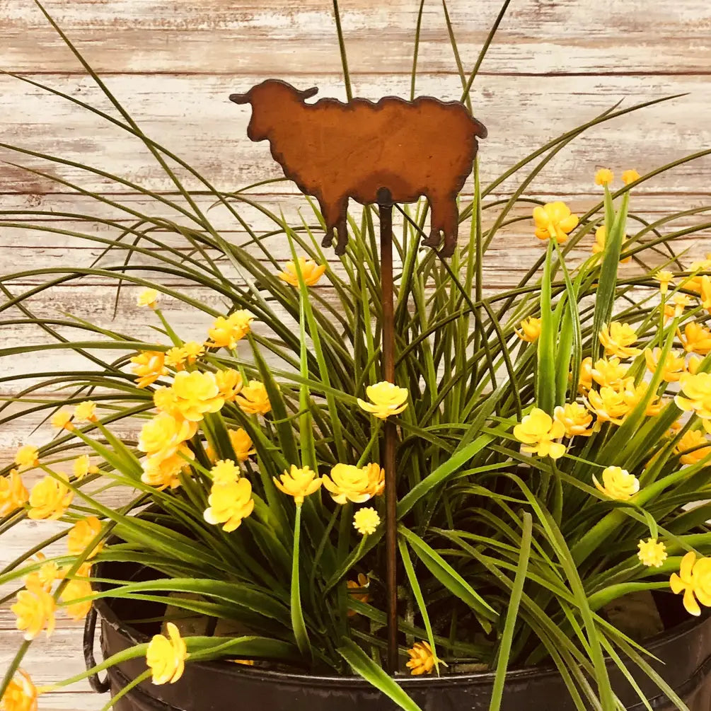 Sheep Garden Farm Plant Stake