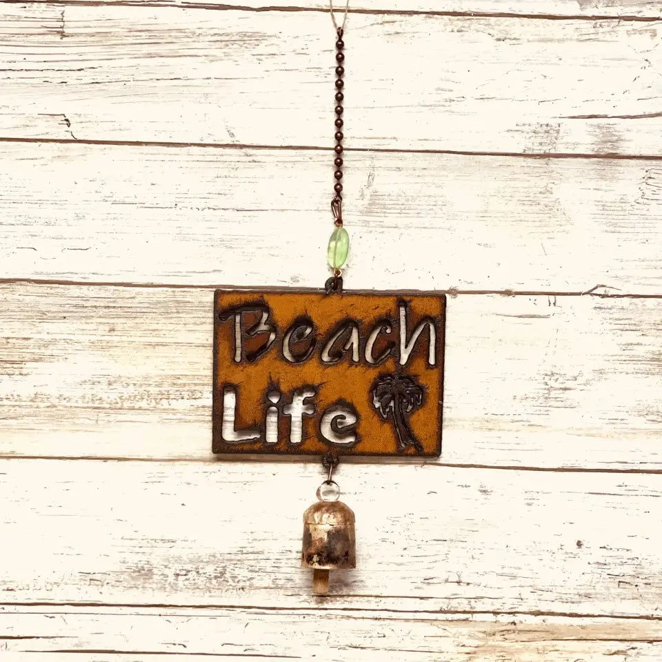 Beach Life Bell Nautical Seal Life Garden Chime