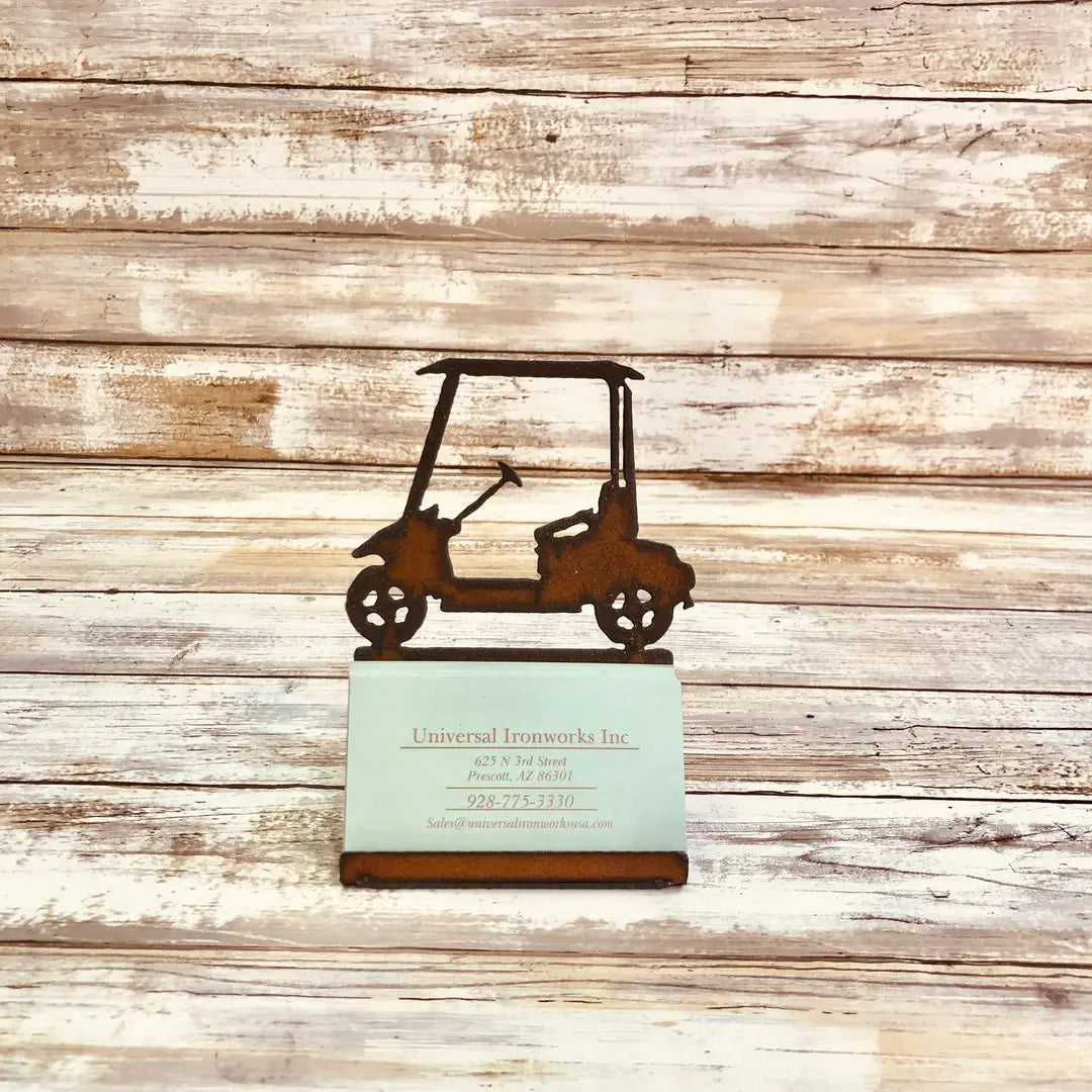 Golf Cart Business Card Holder