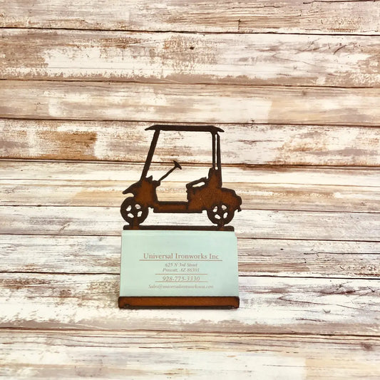 Golf Cart Business Card Holder