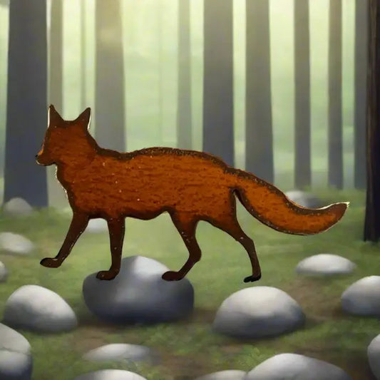 Fox Kit Woodland Animal Lodge Magnet