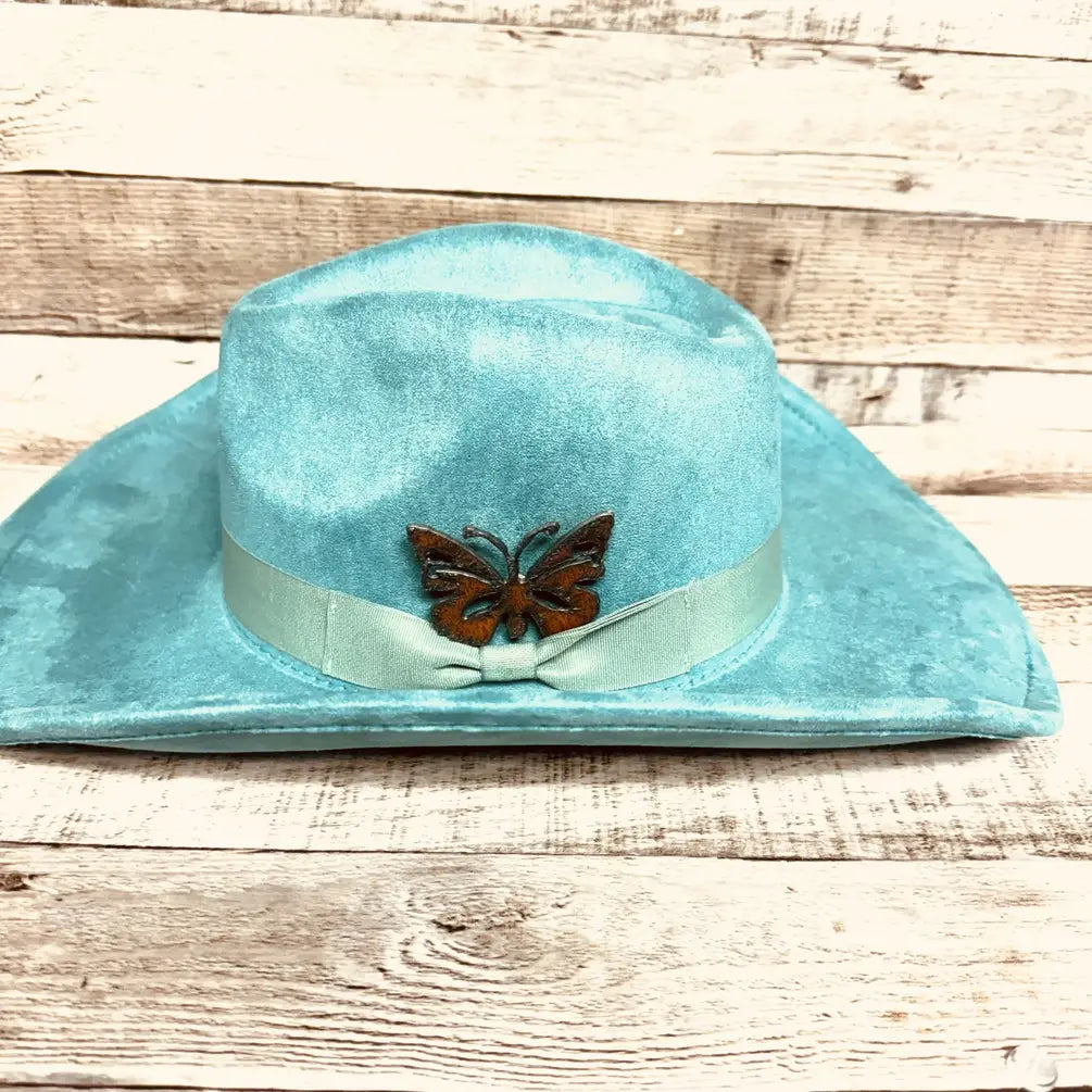 Butterfly Rustic Metal Hat Pin Hat Bar Gift USA Made