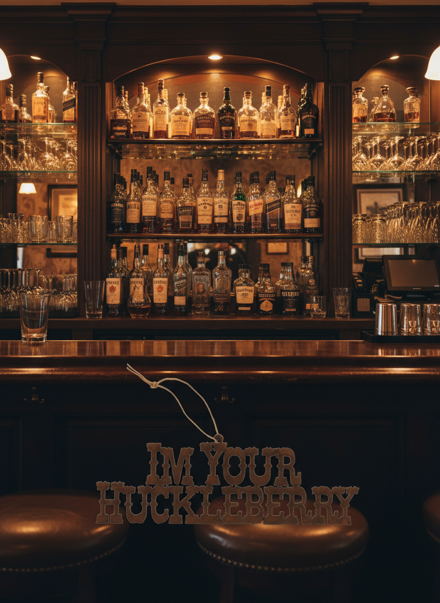 I'm Your Huckleberry Western  Ornament