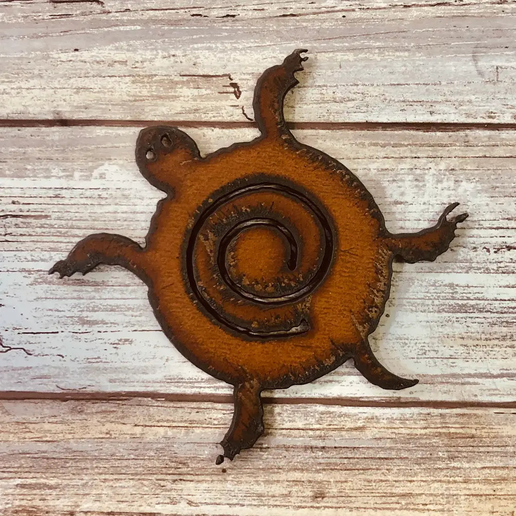 "Spirit Animal" Turtle Southwestern Rustic Magnet